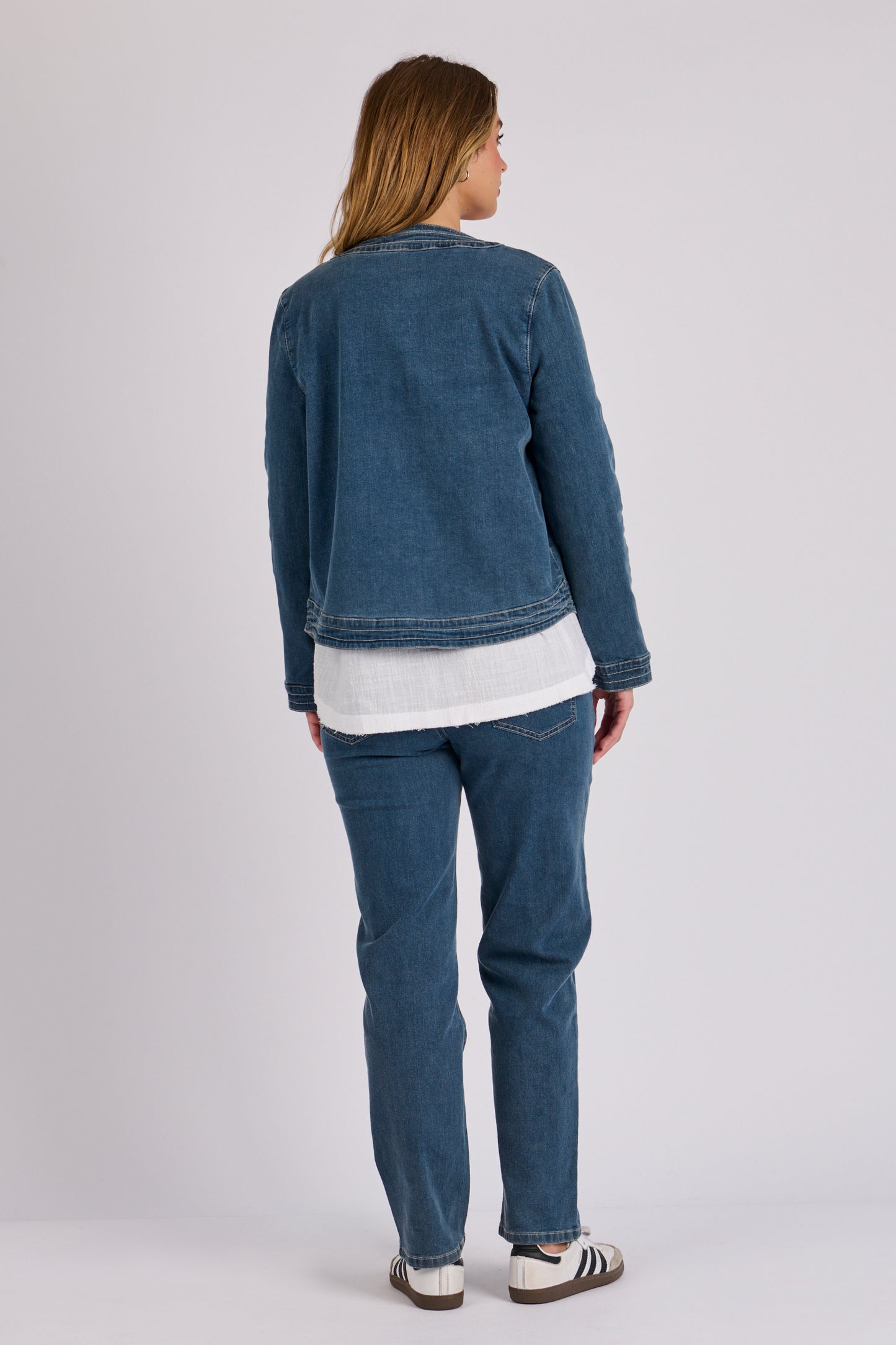 onetenwillow Classic Denim Jacket - Mid Blue