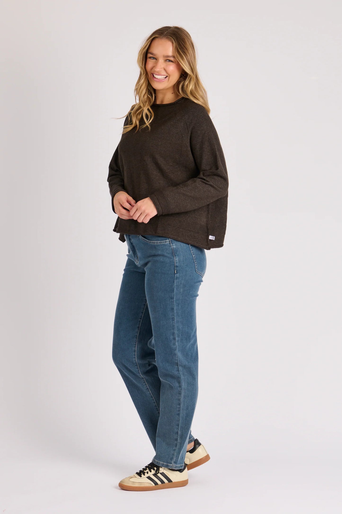 onetenwillow Cuff Detail Raglan Jumper