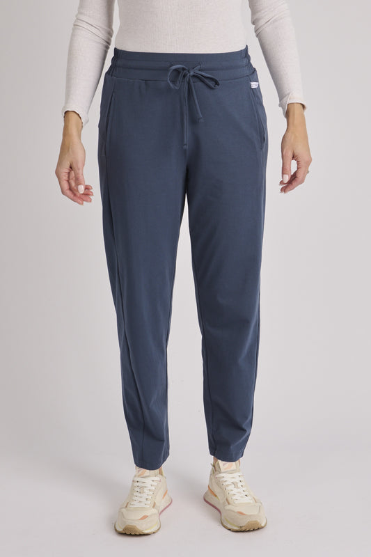 onetenwillow Panel Detail Pant - Dark Navy