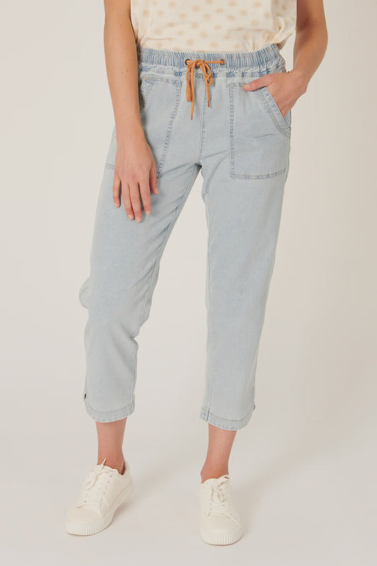 One Ten Willow Beach Pant Light Blue