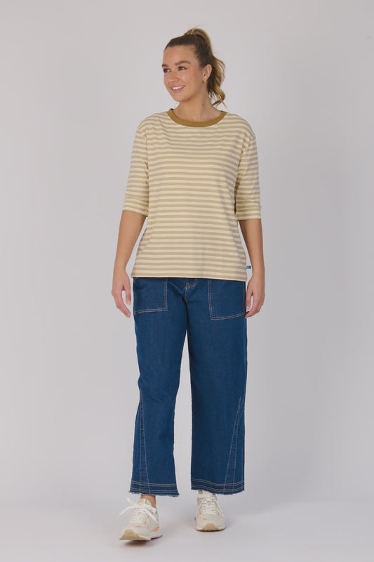 One Ten Willow Cuff Sleeve Tee