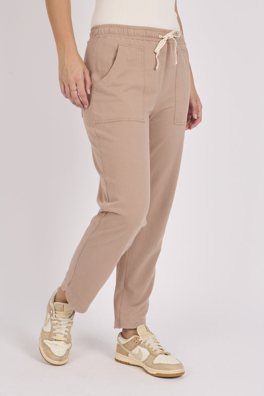 onetenwillow Curve Hem Pant - Coffee