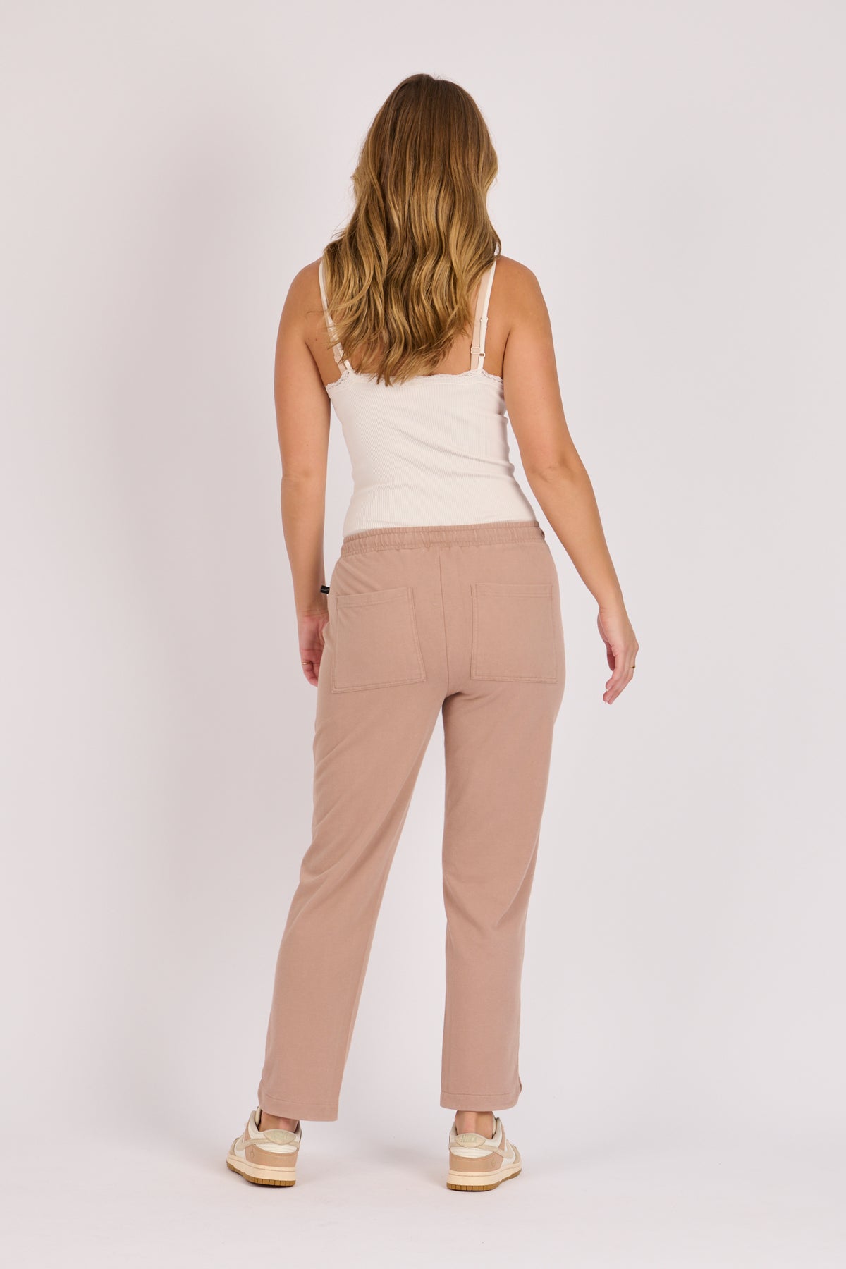 onetenwillow Curve Hem Pant - Coffee