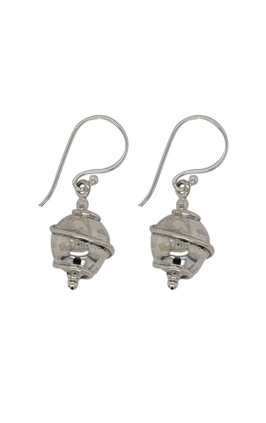 BD Signature Silver Ball Mex Earrings