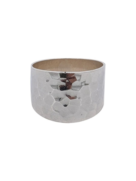 BD Sterling Silver Hammered Mex Ring