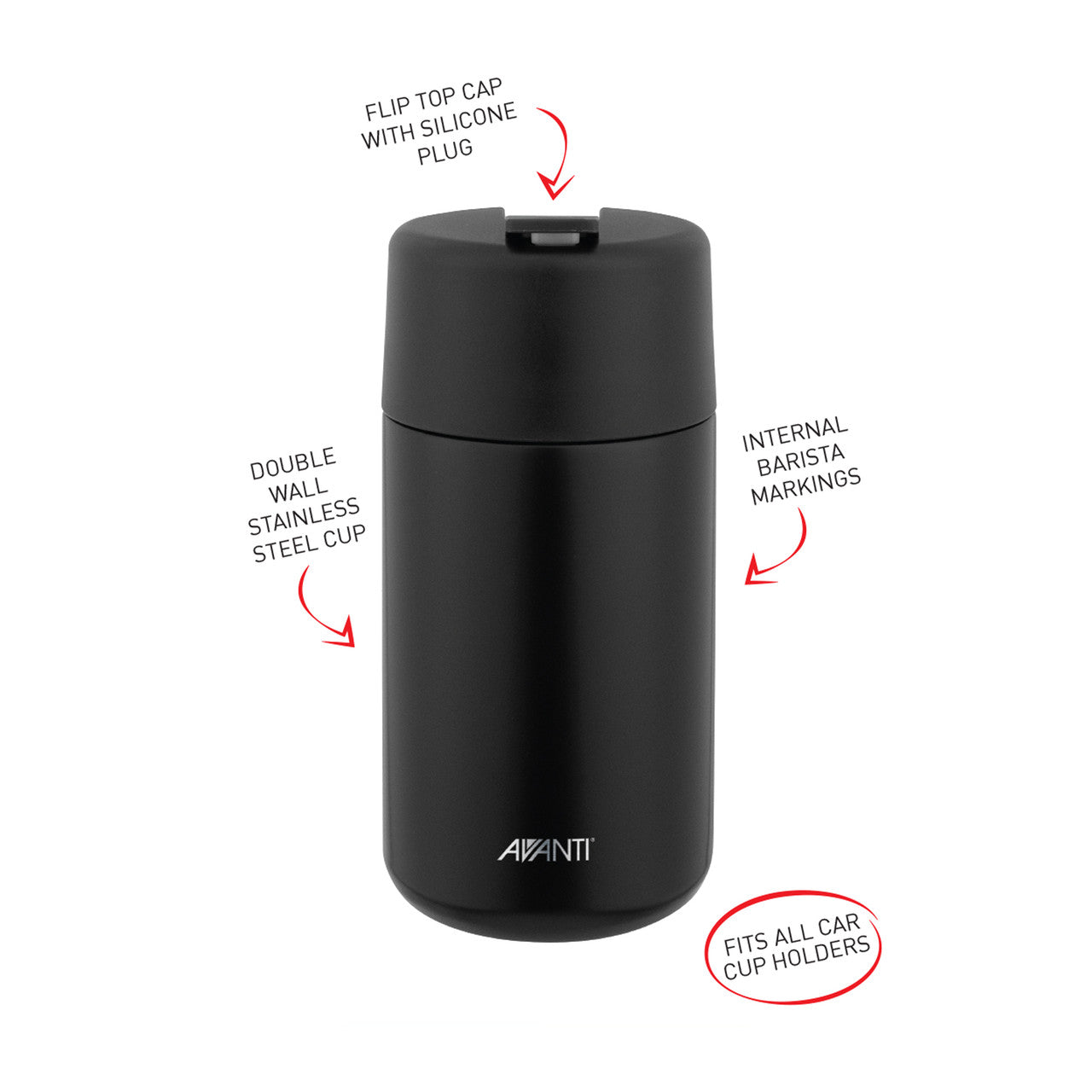 Avanti Brew Insulated Travel Cup 400ml