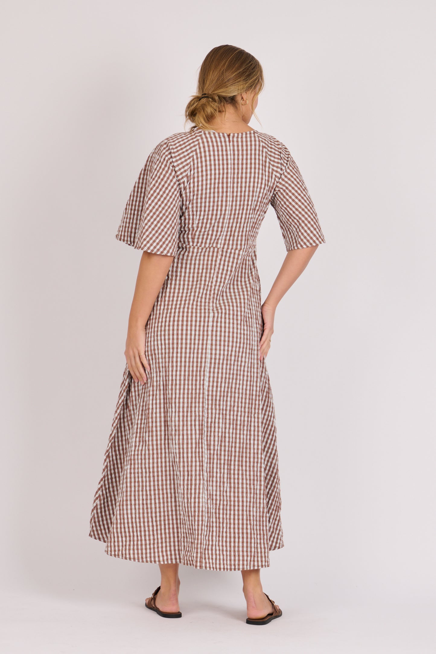 Ellis & Dewey Raglan Panel Maxi Dress