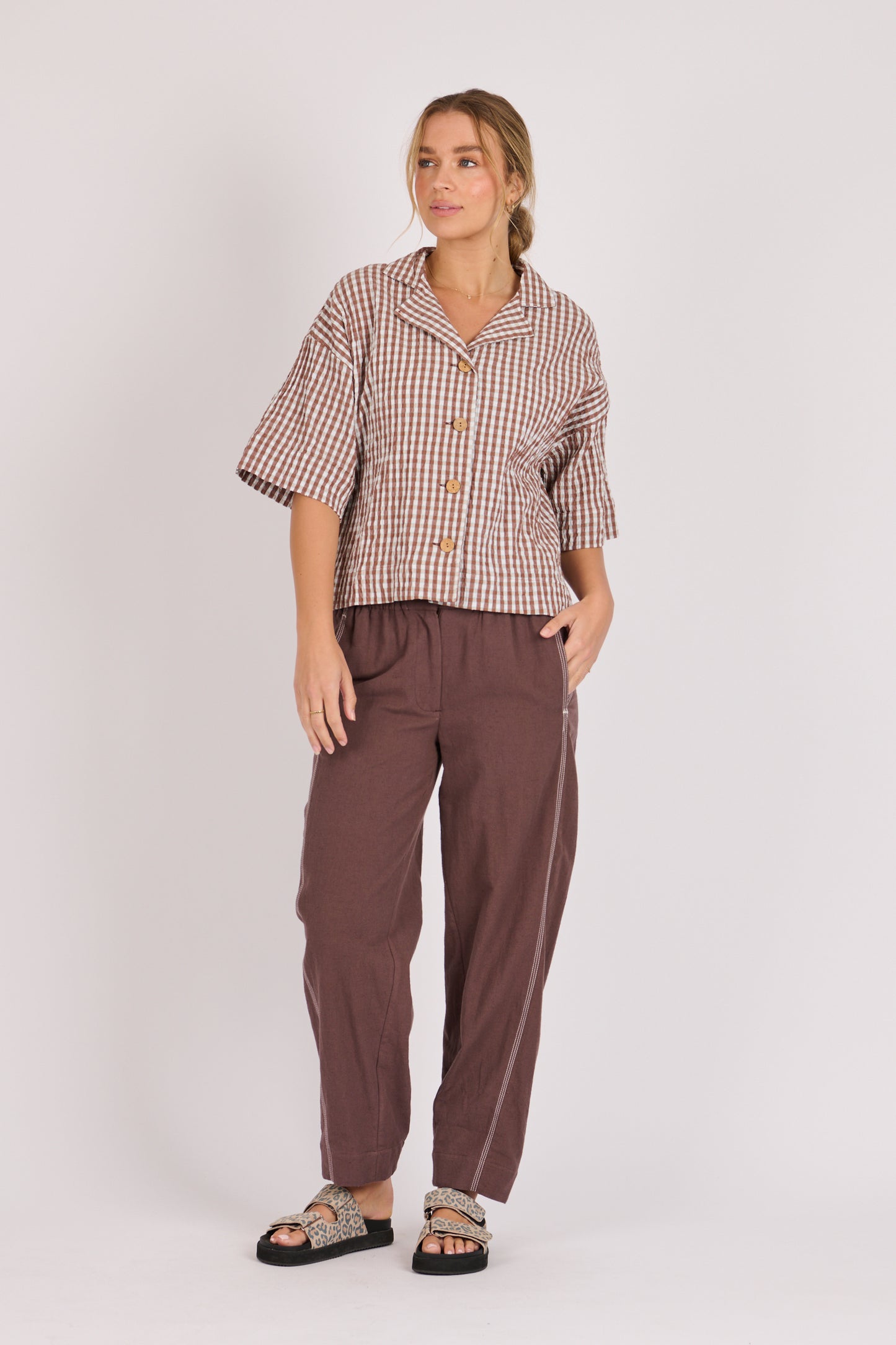Ellis & Dewey Button Through Relaxed Shirt