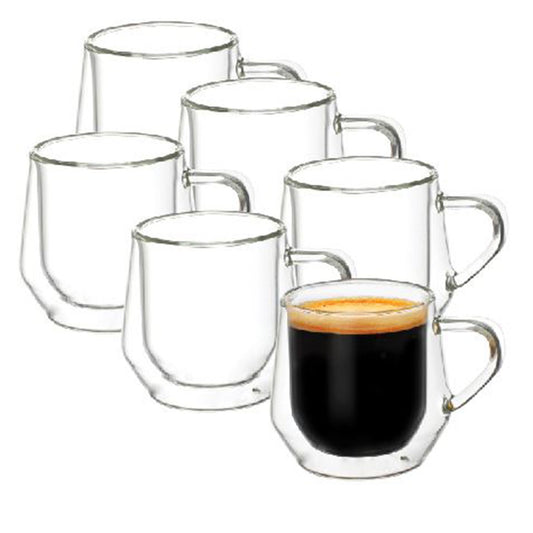 Avanti Capri Double Wall Glass Set Of 6 250 ML