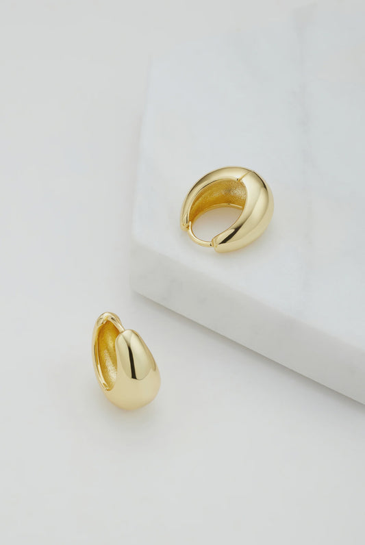 Zafino Steph Hoops - Gold (3 sizes)