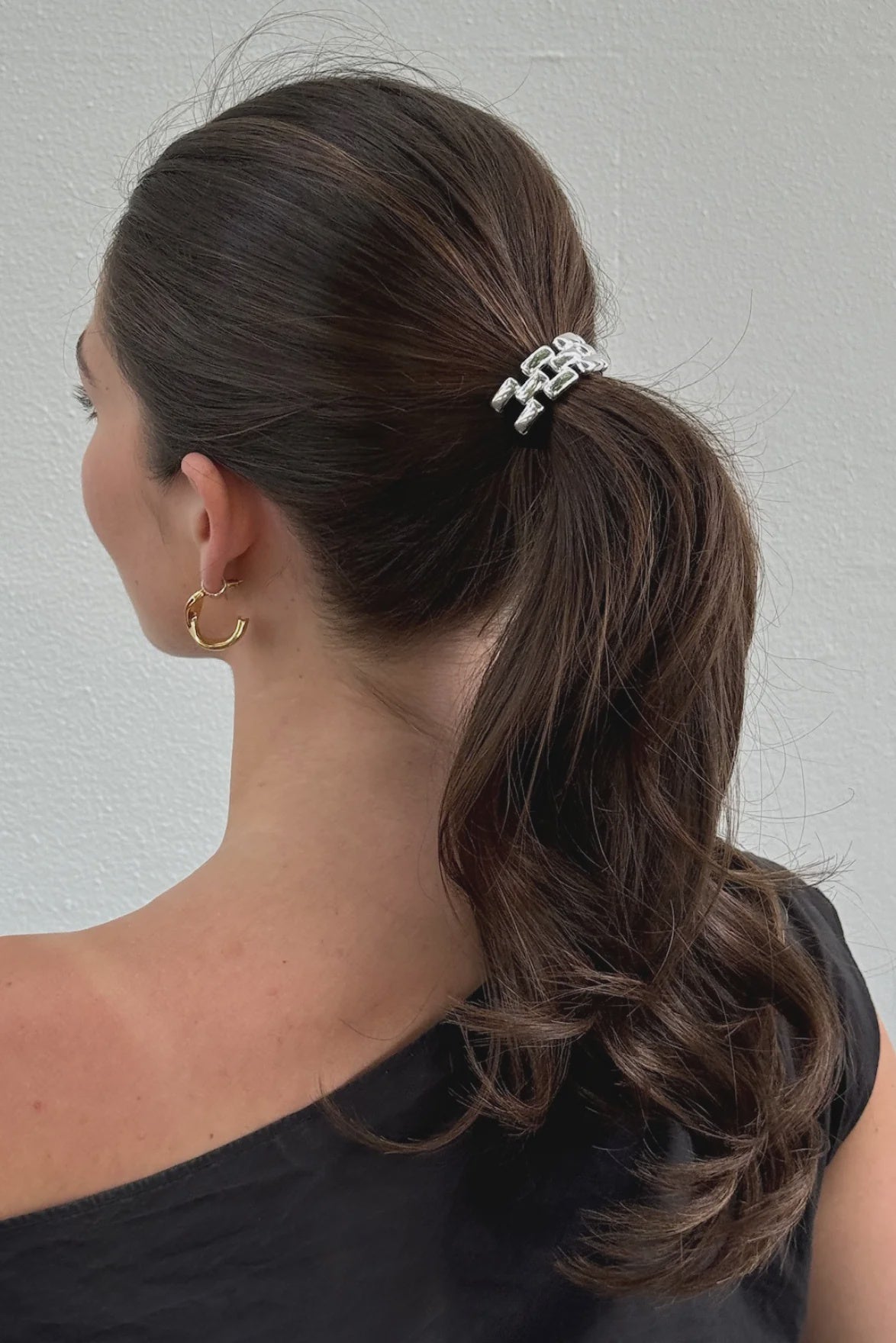 Zafino Rosie Hair Cuff - Silver