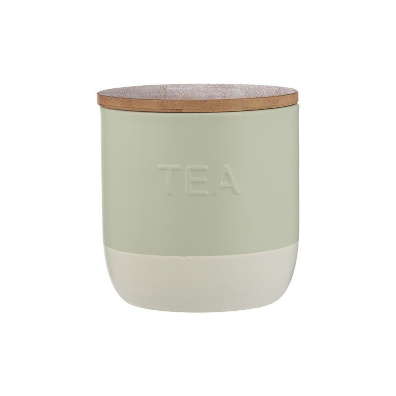 Typhoon Oben Tea Storage With Tea Bag Tongs Green