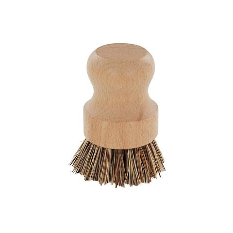 Elemental Cucina  Wooden Pot Brush 5x5x8cm Natural