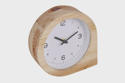 Amalfi Kasai Wooden Table Clock 20cm