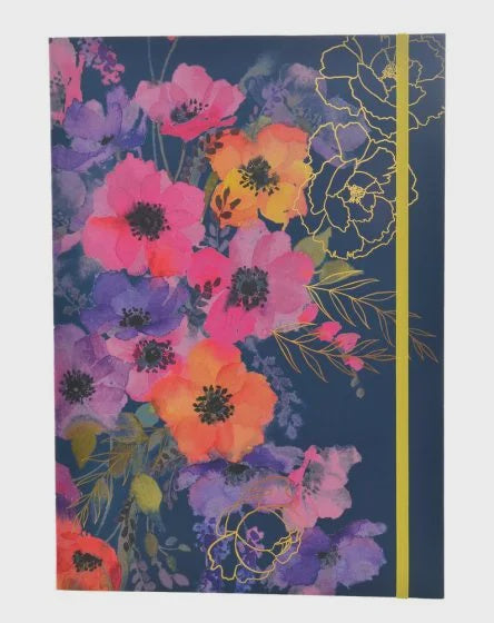 Gifted Stationery Company Anemones A4 Notebook