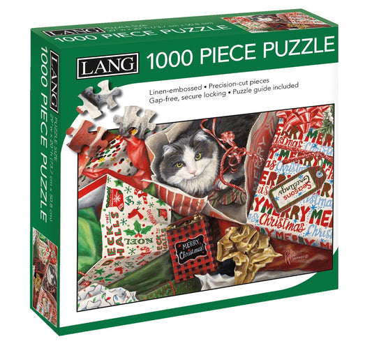 LANG Jigsaw Puzzle 1000pc - Purrfect Surprise