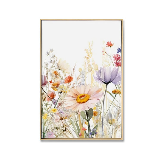 Yellow Rock Wild Flowers A Print