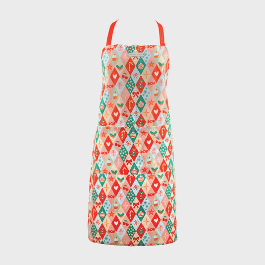Annabel Trends Apron Christmas Harlequin
