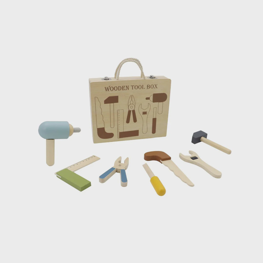 ToysLink Wooden Kids Tool Box