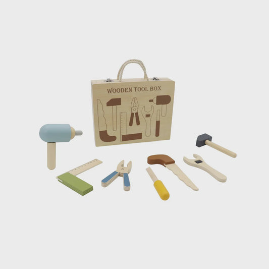 ToysLink Wooden Kids Tool Box