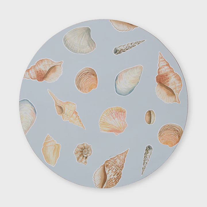 Madras Link Shelly Beach Round Placemat