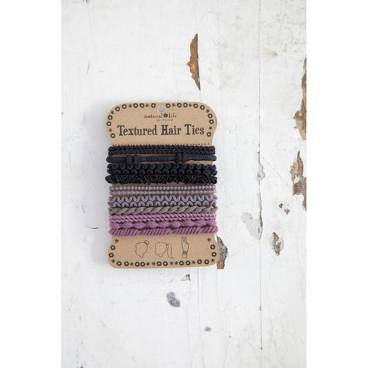 Natural Life Textured Hair Ties set/10 Neutral