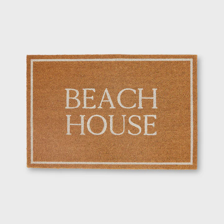 Madras Link Doormat - Beach House