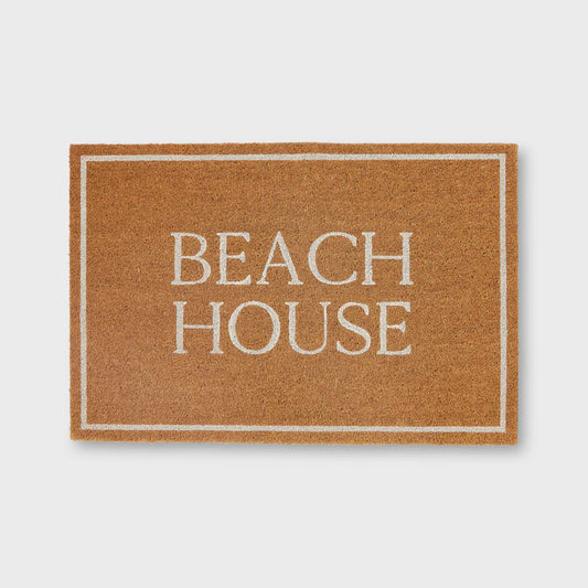 Madras Link Doormat - Beach House