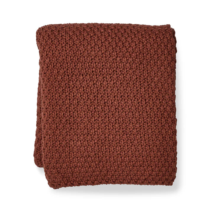 Madras Link Jarah Throw - Russet