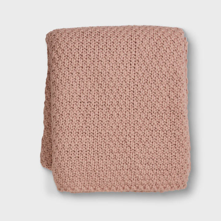 Madras Link Jarah Throw - Blush
