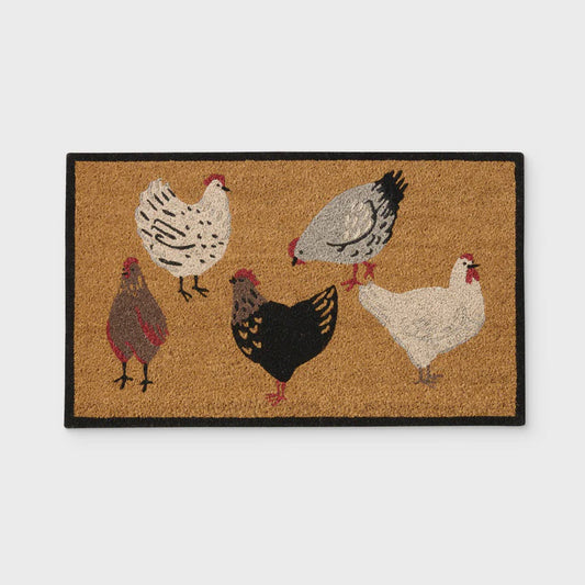 Madras Link Doormat - Chicken Coop