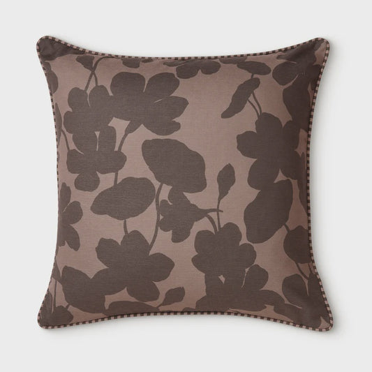 Madras Link Lilith Coffee Reversible Cushion