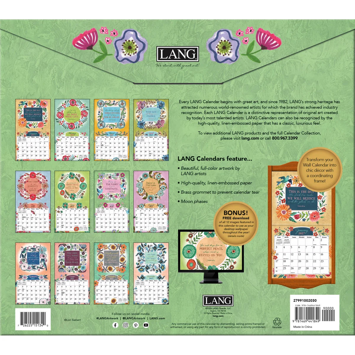LANG 2027 Calendar