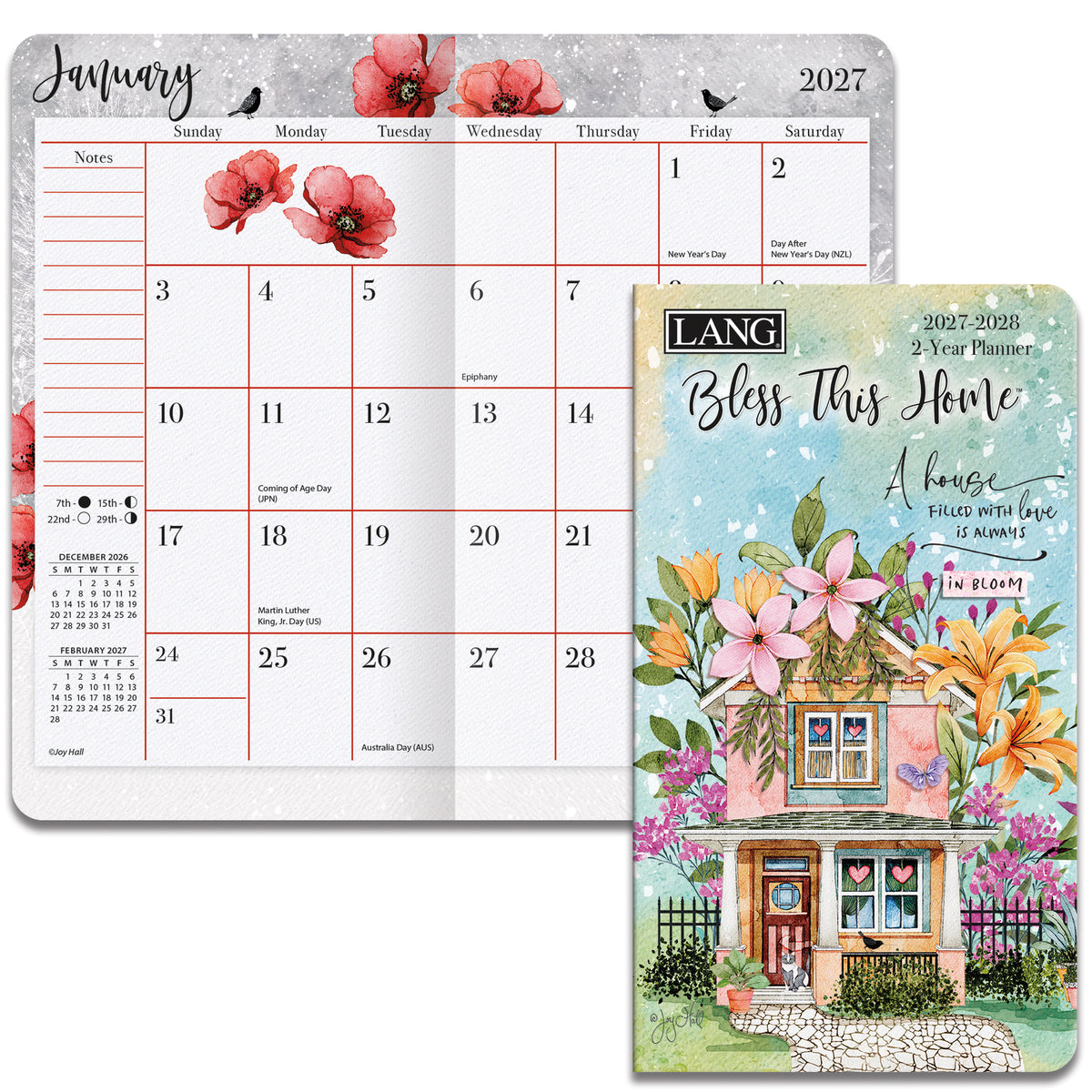 LANG 2-Year Pocket Planner 2027-2028
