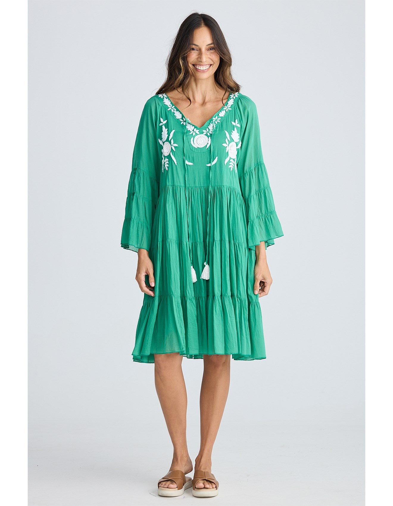 Holiday Jamaica Dress Jade Green