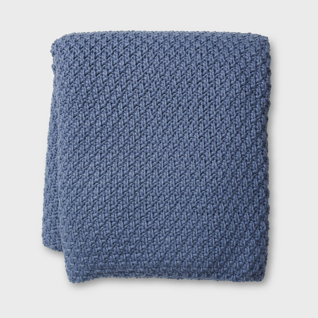 Madras Link Jarah Blue Throw