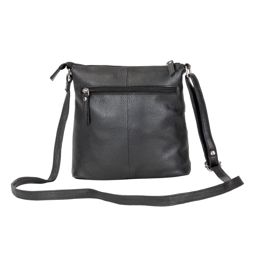 Greenwood Crossbody Leather Bag Camden - Black - 2066