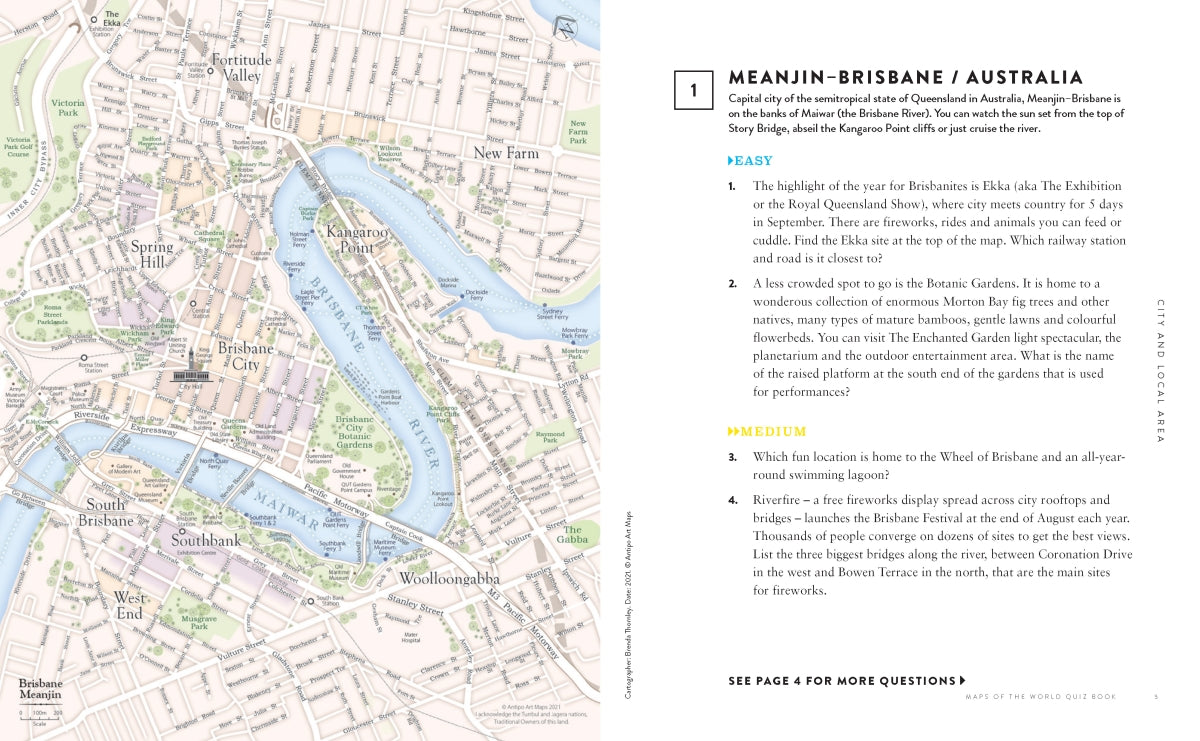 Maps of the World Quiz Book - Hardie Grant Explore