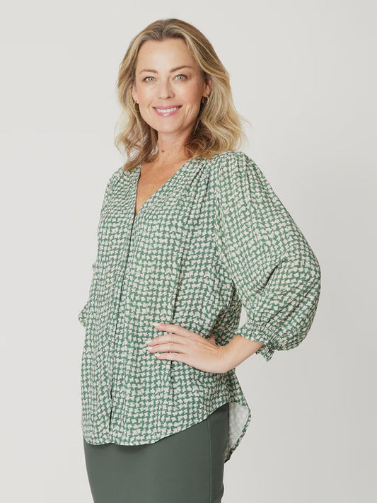 Cordelia St Gypsy Print Top