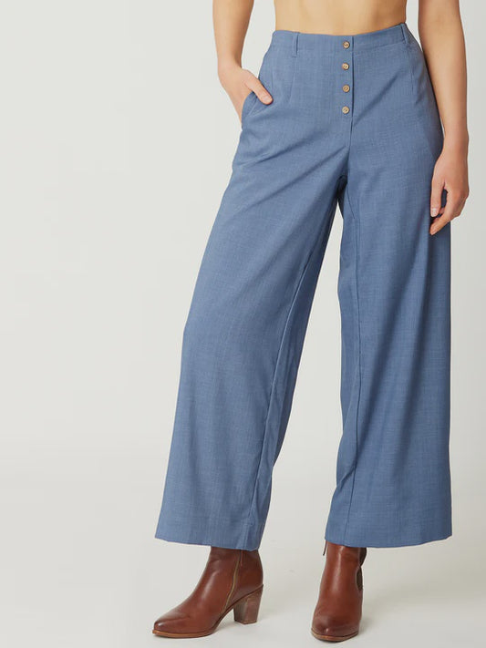 Luna Sky Denim Wide Leg Pant