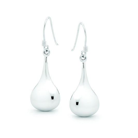 BD Sterling Silver Medium Teardrop Earrings