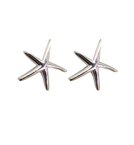 BD Signature Sterling Silver Starfish Studs