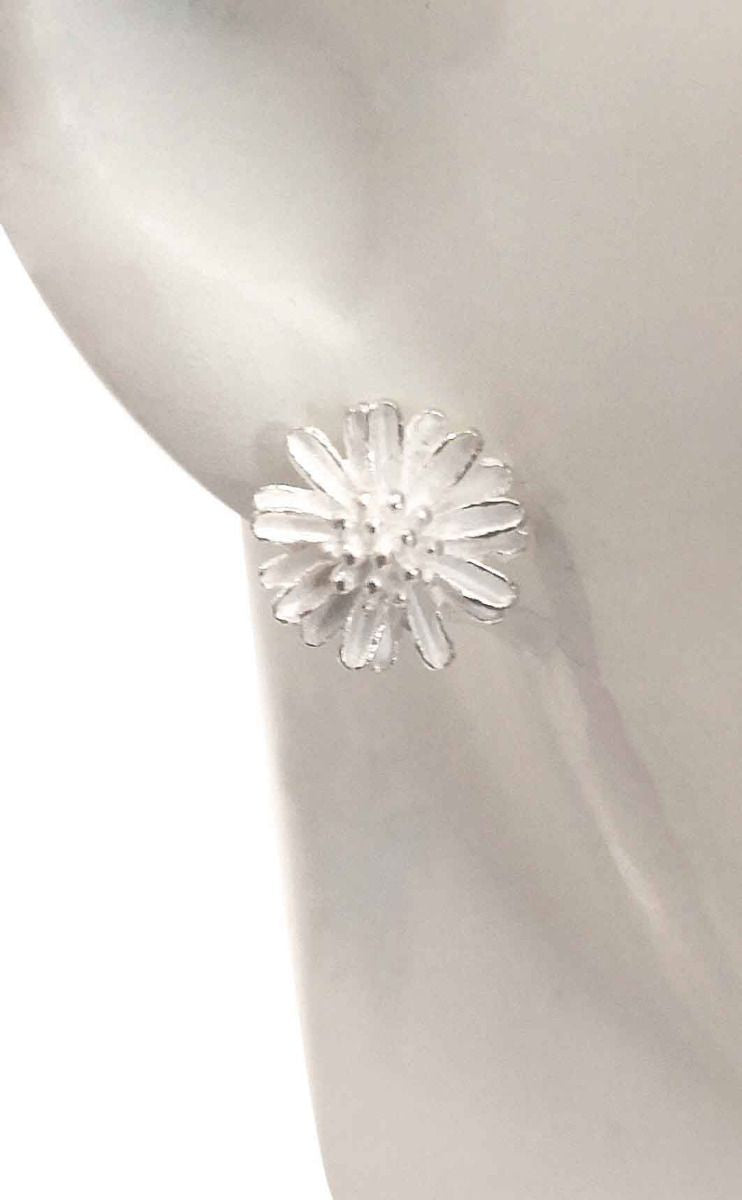 BD Sterling Silver Daisy Studs