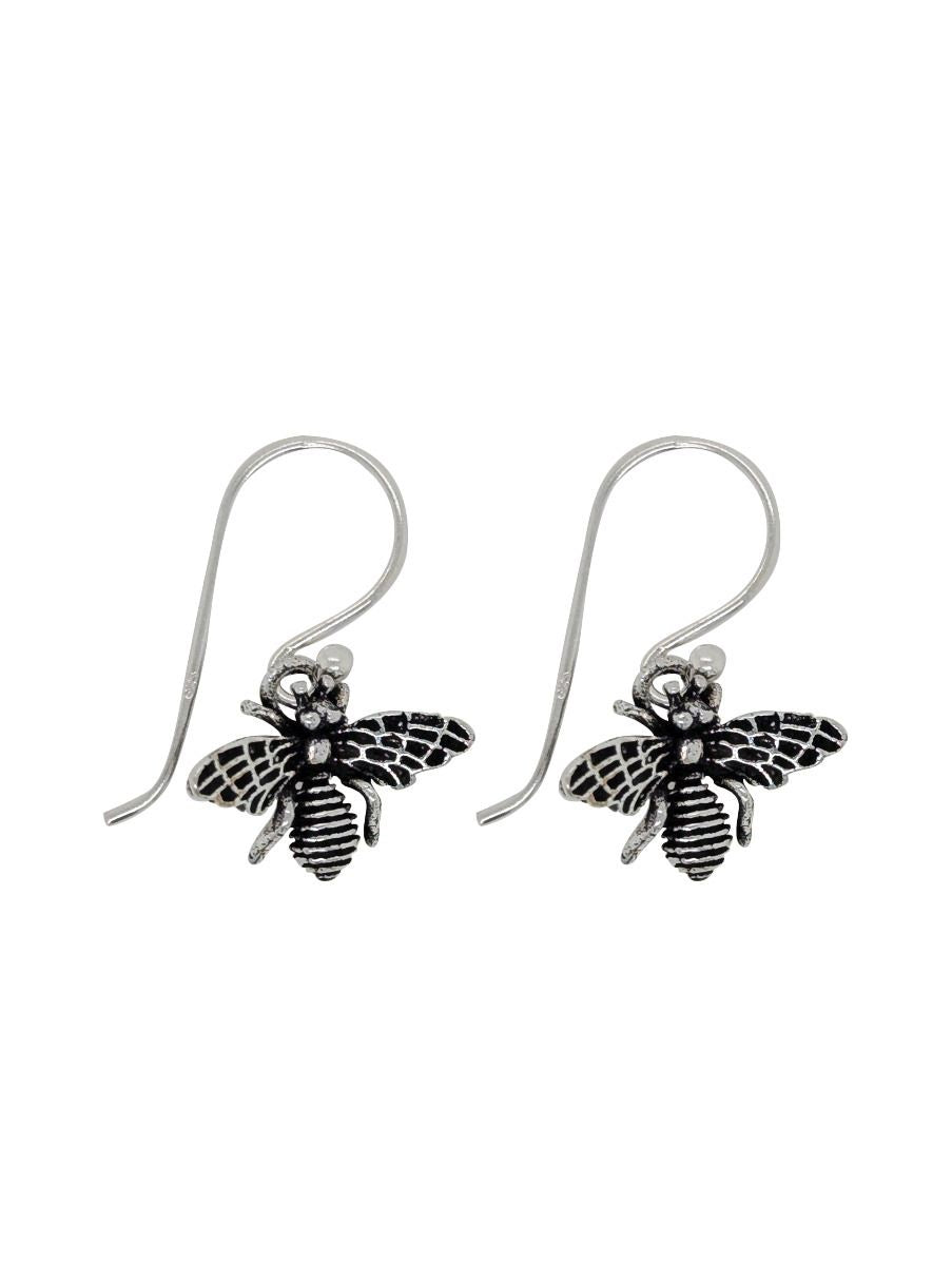 BD Sterling Silver Bee Earrings