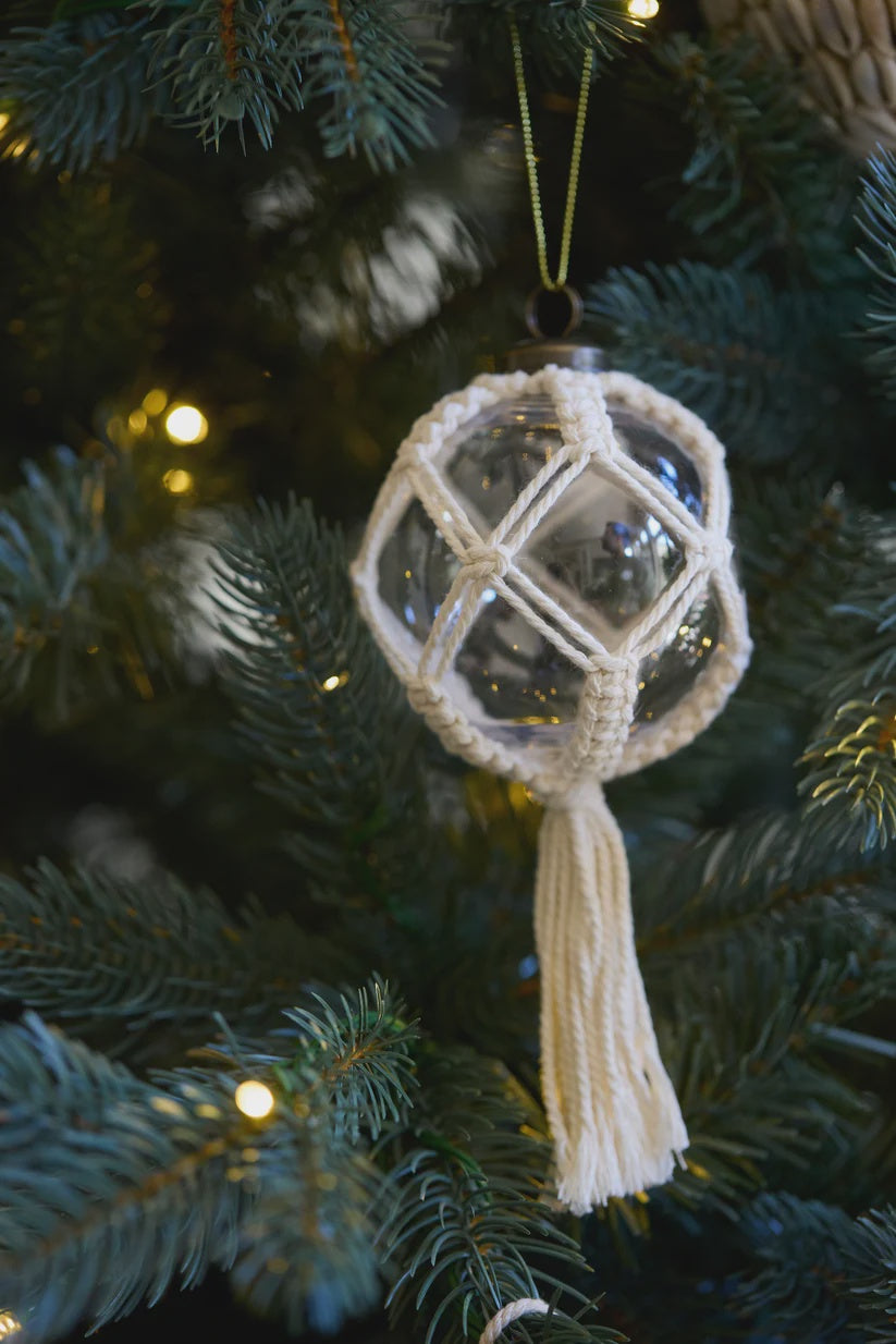 Holly & Ivy Coastal Buoy Bauble