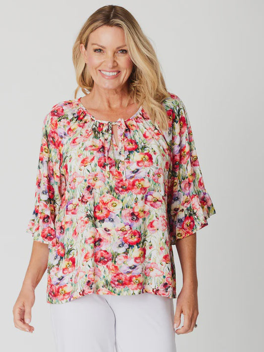 Cordelia Street Lucy Cool Top Watermelon