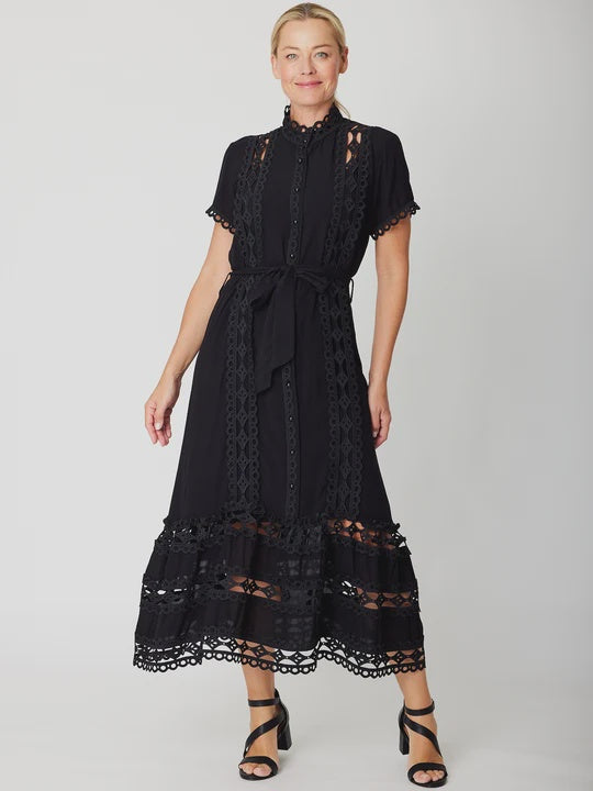 Luna Sky Lace Panel Dress