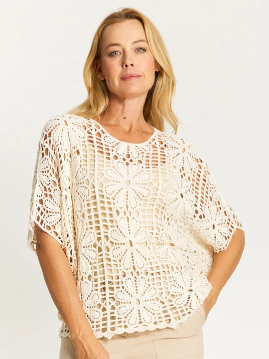 Cordelia St Hand Crochet Poncho