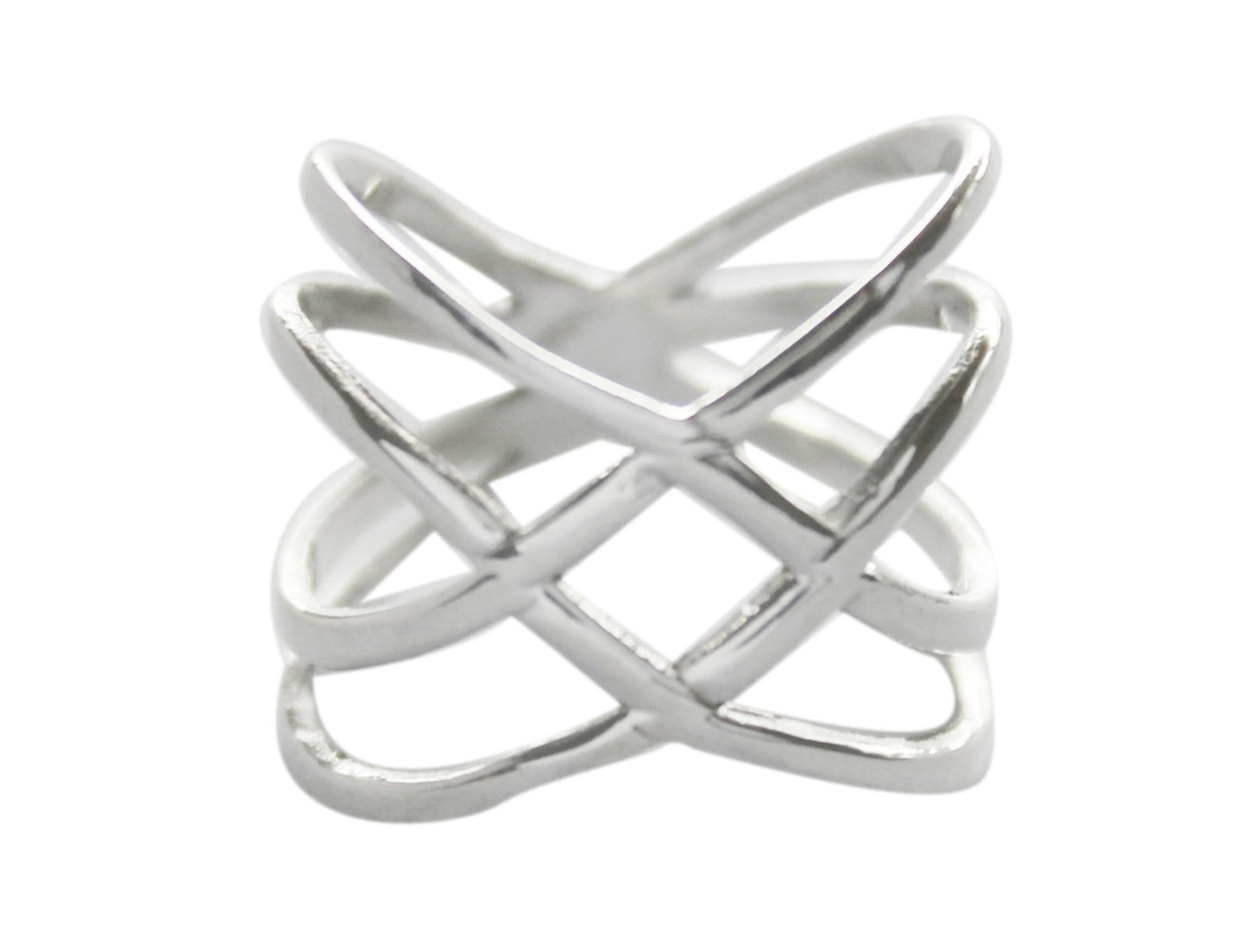 BD Sterling Silver Criss Cross Ring