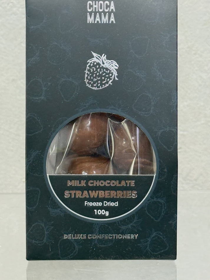 ChocaMama Milk Chocolate Strawberries 100G